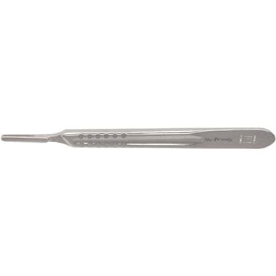 Hu-Friedy Scalpel Handle #4, Stainless Steel, 5.3" Length, 10-100-04 thumbnail 6