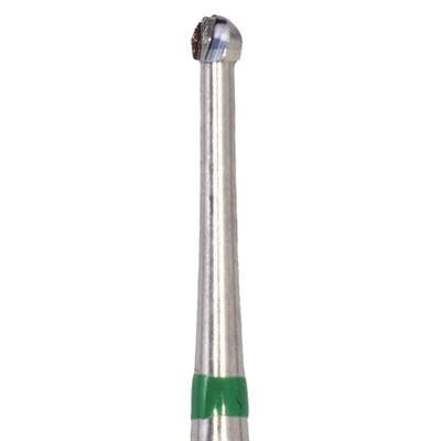 Meisinger Tungsten Carbide Bur HM1S Round FG, #2S, 1.0 mm Diameter, 19 mm Shank, 5/Pkg thumbnail 3