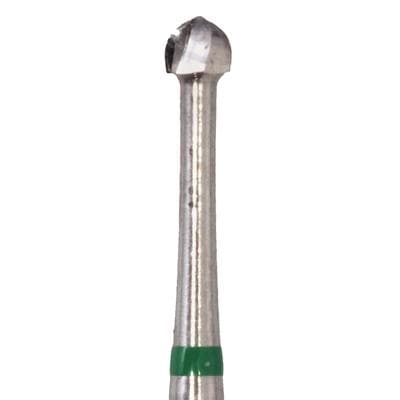 Meisinger Tungsten Carbide Bur, HM1S Round FG, #4S, 1.4 mm Diameter, 19 mm Shank, 5/Pkg thumbnail 4