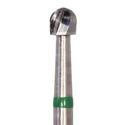 Meisinger HM 1S Tungsten Carbide Bur, Round RA, Size #8S, 2.3 mm Diameter, 5/Pkg thumbnail 3