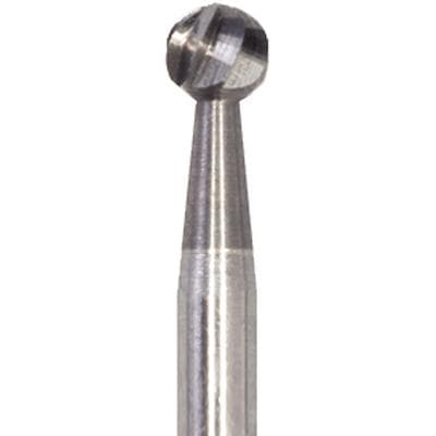 Meisinger Tungsten Carbide Bur HM 1 Round RA, Size #10, 2.7 mm Diameter, 5/Pkg, HM1-027-RA thumbnail 4