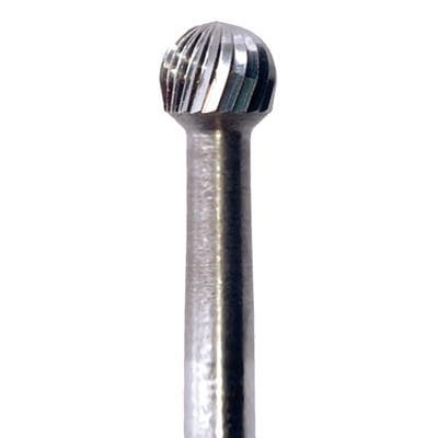 Meisinger Trimming and Finishing Tungsten Carbide Bur, FG, Round, 2.3 mm, 8-12 Flute, #7008, 5/Pkg thumbnail 3