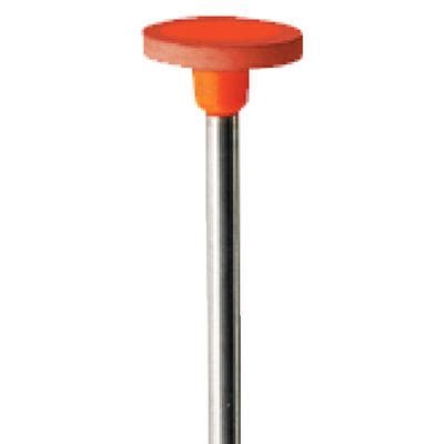 Meisinger Luster Diamond Flexible Polisher, Wheel, Red/Orange, Medium Grit, Pre-Polish, 11.0 mm Diameter, DPO03-110-HP, Pack of 2 - WHEEL RED/ORANGE MEDIUM DIAMOND POLISH PK2 - Image 1