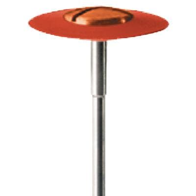 Meisinger Luster Diamond Flexible Polisher for IPS e.max HP, Knife Edge Wheel, Red/Orange, Pre-Polish, Medium Grit, 20.0 mm Diameter, DPO01, 2/Pkg - Luster® Diamond Flexible Polishers for IPS e.max® – HP - Knife Edge Wheel, Red/Orange, Pre-Polish, DPO01, 20.0 mm Diameter - Image 1