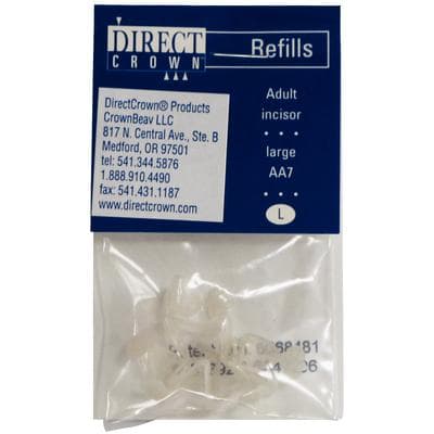 DirectCrown® Adult Anterior Incisor Temporary Crown Refill, Large, Upper and Lower Left Incisor, 8/Pkg, AA-7 thumbnail 5