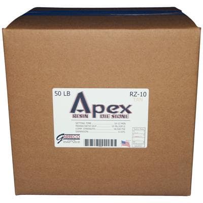 Garreco Apex Resin Die Stone, Tan, 50 lb - Apex Resin Die Stone - Tan - Image 1