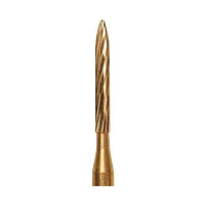 Microcopy NeoBurr Trimming & Finishing Carbide Bur, FG, Flame Shape, 12 Blades, #H48L10, 1.0 mm Diameter, 8.0 mm Length, 25/Box thumbnail 5