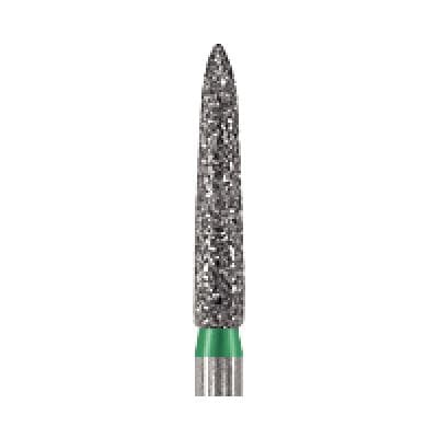 NeoDiamond® Crown/Bridge & Operative Diamond Burs – FG, Flame, Coarse, Green, #862, 1.8 mm Diameter, 9.0 mm Length, 25/Pkg, 1518.9C thumbnail 5