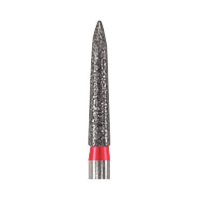 NeoDiamond® Crown/Bridge & Operative Diamond Burs – FG, Flame, Fine, Red, #862, 1.8 mm Diameter, 9.0 mm Length, 25/Pkg, 1518.9F thumbnail 6