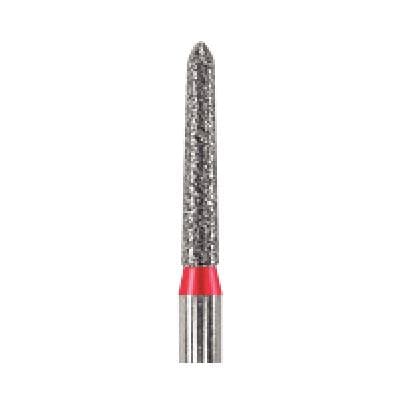 NeoDiamond® Crown/Bridge & Operative Diamond Burs – FG, Fine, Pointed Taper, Cone, #878 (1716.8F), 1.6 mm Diameter, 8.0 mm Length, Red Ring, 25/Pkg thumbnail 6