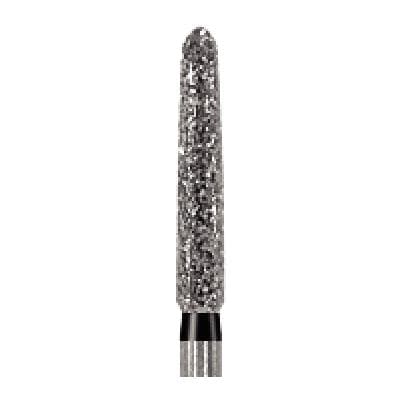 NeoDiamond FG Diamond Bur, Coarse Grit, Pointed Taper Cone, #879 (1718.10C), 1.8 mm Diameter, 10.0 mm Length, Friction Grip, Green Ring, 25/Pkg thumbnail 6