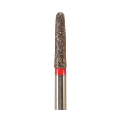 NeoDiamond® FG Diamond Bur, Round End Taper, Fine Grit, #856 (1118.7F), 1.8 mm Diameter, 7.0 mm Length, Friction Grip, Red Ring, 25/Pkg thumbnail 5