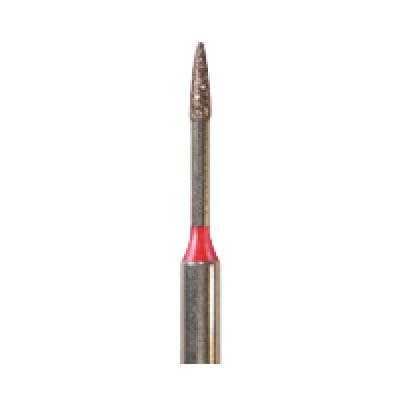 NeoDiamond® FG Diamond Bur, Flame, Fine Grit, Red Ring, #889 (1509.3F), 0.9 mm Diameter, 3.0 mm Length, 25/Pkg thumbnail 5