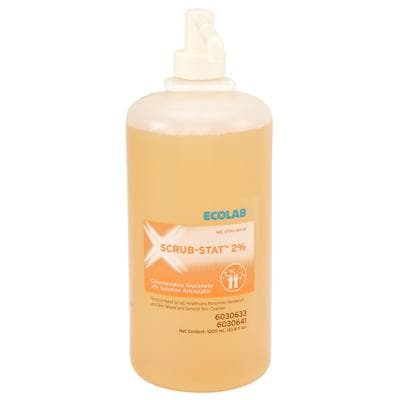 Scrub-Stat™ Hand Scrub, 2% Chlorhexidine Gluconate, 1000 ml, Floral Scent, for ScrubMate Dispenser - Scrub-Stat™ Hand Scrub - 2% Chlorhexidine Gluconate, 1000 ml, ScrubMate Dispenser - Image 1
