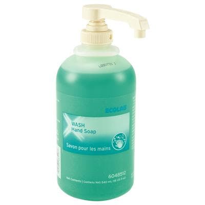 Ecolab Scrub-Stat Hand Wash Soap, Mild Skin Cleanser, 18 oz (540 ml) Bottle thumbnail 2