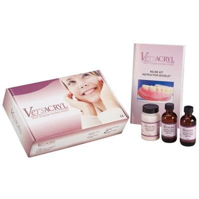Keystone Versacryl Self Cure Reline Kit, Pink Veined, 1014033 thumbnail 4