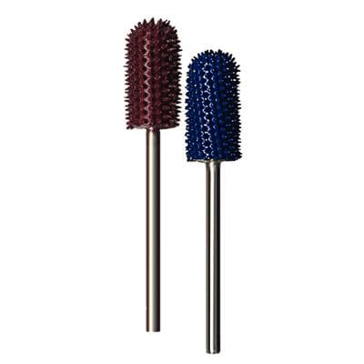 Typhoon® Tungsten Carbide Bur, Ball Nose, 5/16" Head Diameter, 1/2" Head Length, 2.35 mm (3/32") Shank, Fine Grit (Blue) - Typhoon® Tungsten Carbide Burs, Ball Nose - Ball Nose – 5/16" Head Diameter, 1/2" Head Length, 2.35 mm (3/32") Shank, Fine Grit (Blue) - Image 1