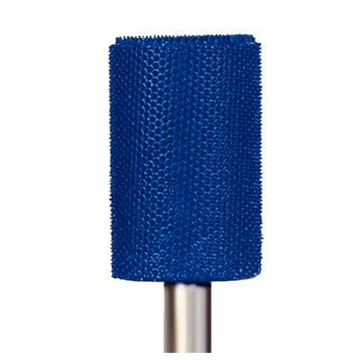 Typhoon® Tungsten Carbide Bur, Cylinder Shape, 13/16" Head Diameter, 1-1/4" Head Length, 6.4 mm (1/4") Shank, Fine Grit (Blue), Bur Number KB14535 - Typhoon® Tungsten Carbide Burs, Cylinder - Cylinder – 13/16" Head Diameter, 1-1/4" Head Length, 6.4 mm (1/4") Shank, Fine Grit (Blue) - Image 1