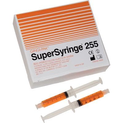 Gingi-Pak SuperSyringe 255 Hydrocolloid Syringe Material, 5 cc, Orange, Box of 12 thumbnail 5