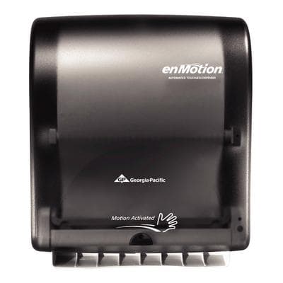 enMotion Impulse 10 Automated Towel Dispenser, Translucent Smoke, 14.8" W x 13.33" H x 9.75" D, 1/Pack - enMotion® Impulse® 10 Automated Towel Dispensers - Smoke - Image 1