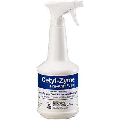 CetylZyme Pro-Am® Foam Dual Enzymatic Instrument Holding Foam Spray, 24 oz Bottle thumbnail 2