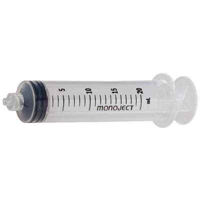 Monoject 20 mL Luer-Lock Syringe, Sterile, Rigid Pack, 1 cc Graduations, 50/Box, 8881520657 thumbnail 4