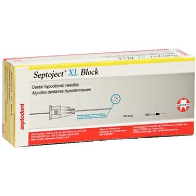 Septoject XL Dental Needles, 27 Gauge, Long (35mm), Plastic Hub, Sterile, 100/Box, 01-N1550 thumbnail 19