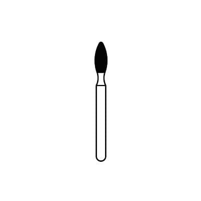 Solo Diamond® Single-Use Diamond Burs FG, Football, #1920, Medium Grit, 2.0mm Head Diameter, 5.0mm Head Length, Sterile, Pkg/25 (368020M) thumbnail 6