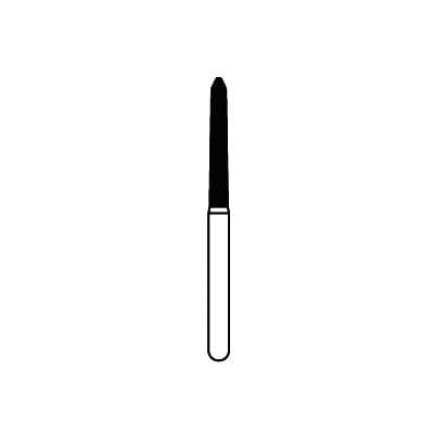 Solo Diamond® Single-Use Diamond Burs FG, Curettage K, #1714.10, Medium Grit, 1.4mm Major/1.1mm Minor Diameter, 10mm Length, Blue Ring, 25/Bx, 879K014M thumbnail 8