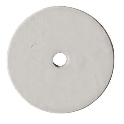 Pacific Abrasives Porcelain Polisher HS, Silicone Carbide, Light Grey, 5/8" Square Edge, 100/Box - Porcelain Polisher HS 5/8" - Image 1
