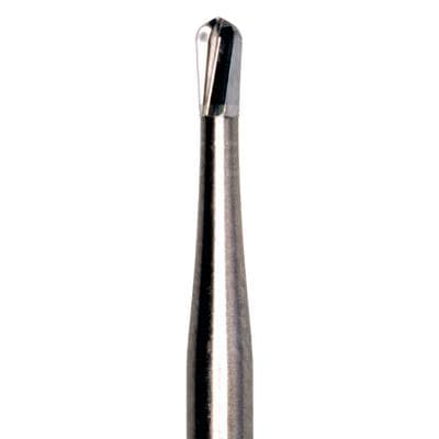 Patterson® Carbide Bur, FG Standard, Pear #332, 1.2 mm Diameter, 2.2 mm Length, 10/Pkg, PCHM0332FG thumbnail 2
