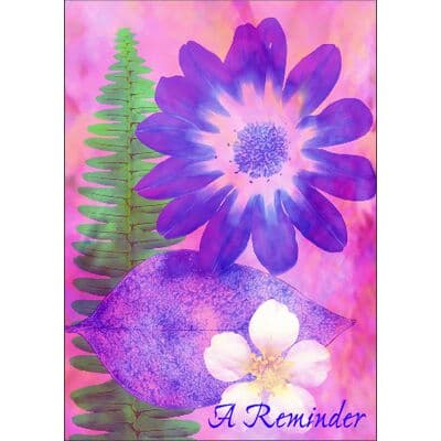 Assortment Pack Personalized Postcards, 4-1/4" W x 6" H, 1,000/Pkg - Flower Assortment - Assortment Pack Personalized Postcards, 4-1/4" W x 6" H, 1,000/Pkg - Flower Assortment - Image 1