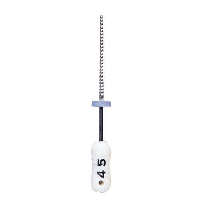 Premier K-File #45 (White), 21mm, Stainless Steel, ISO Color-Coded, 6/Pkg, 9053209 thumbnail 8