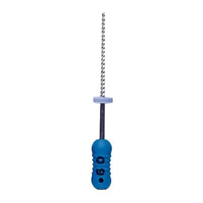 Premier K-File #60 (Blue), 21mm, Stainless Steel, 6/Pkg, 9053212 thumbnail 8