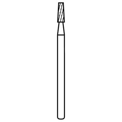 NeoBurr® Sterilized Surgical Length Carbide Bur, FGSL - Tapered Fissure Crosscut, #702, 1.6 mm Diameter, 4.3 mm Length, 10/Pkg - NeoBurr® Sterilized Surgical Length Carbide Burs, FGSL - Tapered Fissure Crosscut, # 702, 1.6 mm Diameter, 4.3 mm Length, 10/Pkg - Image 1