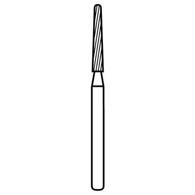 NeoBurr® Trimming and Finishing Carbide Bur, FG, 12-Blade Long Taper, #7664, 1.5 mm Diameter, 8.2 mm Length, 10/Pkg, NB10-7664 thumbnail 4