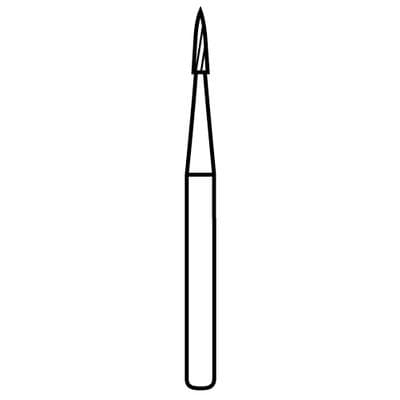 NeoBurr 12-Blade Trimming & Finishing Carbide Bur, FG, Needle Shape, #7901, 0.9 mm Diameter, 3.6 mm Length, 10/Pk, NB10-7901 thumbnail 13