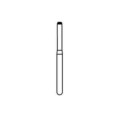 NeoDiamond® FG Diamond Bur, End Cutting, Medium Grit, 1.4 mm Diameter, Friction Grip, #5014 (10839), 10/Pkg thumbnail 4