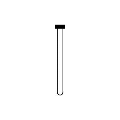 NeoDiamond® FG Diamond Bur, Medium Grit, Depth Cutter, Friction Grip, #6005 (828-026), 2.6 mm Diameter, 0.5 mm Depth, Blue Ring, 10/Pkg thumbnail 4
