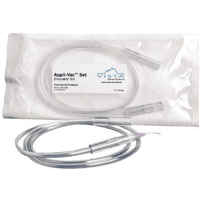 Vista Apex Micro Aspirator Evac Set, Untipped Luer HVE Adapter with 40" Extension, 24/Box, #315230 thumbnail 6