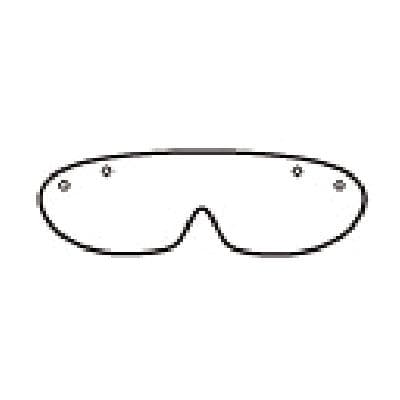 Halyard SafeView Replacement Lenses for Protective Eyewear, Clear, Disposable, 250/Case, SV250L thumbnail 10