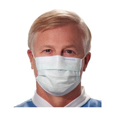 Halyard The Lite One Earloop Procedure Mask, Blue, Pleat-Style, 50/Box, 62356 thumbnail 7