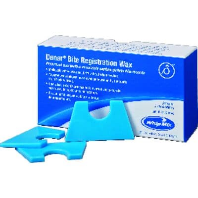 Denar Bite Registration Wax, Preformed Horseshoe Wafers, 25/Pack, 20000040 thumbnail 5