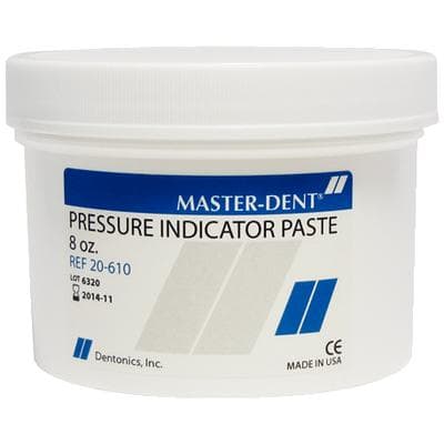 Master-Dent Pressure Indicator Paste, 8 oz Jar, 1/Pk thumbnail 3