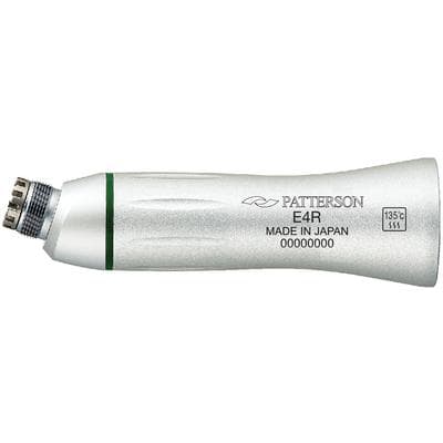 Patterson® Low Speed E-Type Shanks – E4R Contra Angle, Gray, Stainless Steel Aluminum, 65.3mm, 4:1 Ratio, 40,000 rpm - Patterson® Low Speed E-Type Shanks – E4R Contra Angle - Patterson® Low Speed E-Type Shanks – E4R Contra Angle - Image 1