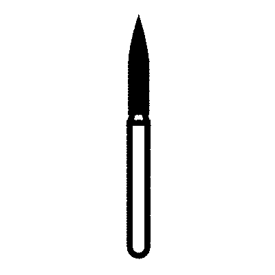 NTI Diamond Bur, FG, Flame, # F862, 1.4 mm, Fine, Red, 5/Pk, F862-014 thumbnail 9