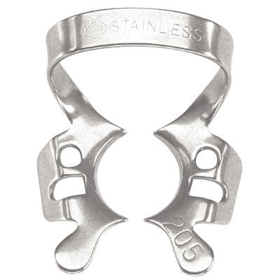 Dentech Rubber Dam Clamp, Bicuspid-Molar, Winged, Size 205 thumbnail 2