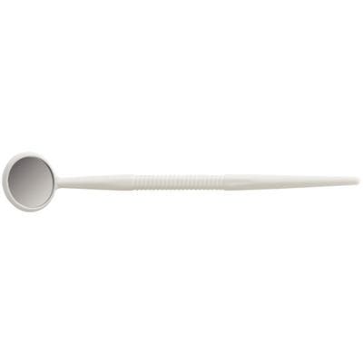 Patterson® Disposable Single End Mouth Mirrors, Plated Glass, Stainless Steel Handle, 4.5, White, 60/Pkg thumbnail 2