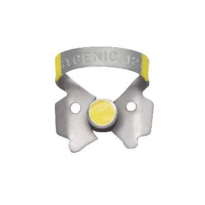 Hygenic Fiesta Rubber Dam Clamp, #12A, Winged, Color-Coded Yellow, Serrated Jaw, Upper Left Molars, 1/Pk, H09963 thumbnail 13