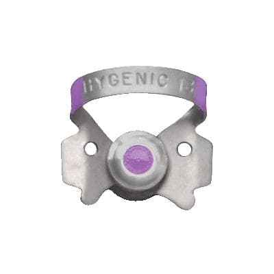 Hygenic Fiesta Color-Coded Rubber Dam Clamp, #13A, Winged, Serrated Jaw, Upper Right Molars, Purple, 1/Each, H09964 thumbnail 12